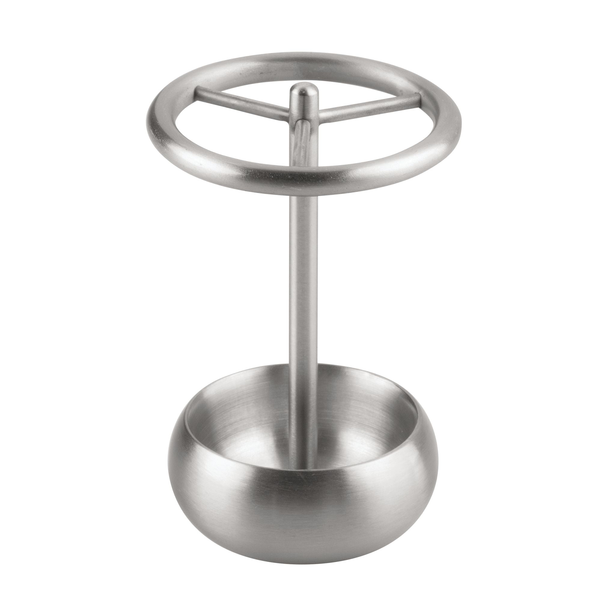 InterDesign Nogu Bath, Toothbrush Holder Stand for Bathroom Vanity Countertops, Brushed Stainless... by InterDesign Inc