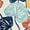 Ivory, variant on Unique Loom Belize Outdoor Collection Area Rug - Caulker (2' x 3' Rectangle Ivory/Navy Blue)