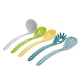 thumbnail image 2 of Cateissary Juego de 6 cucharas de cocina, espátula, sopa, fideos, cuchara, juego de utensilios de cocina, cuchara de plástico PP, juego de Cocina y Comedor, 2 of 6