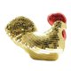 thumbnail image 3 of 1 Figura de pollo Espejo Figura Estatua Escultura de gallo Adorno de pollito disco Oro, 3 of 9