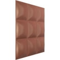 thumbnail image 2 of Ekena Millwork 19 5/8"W x 19 5/8"H Classic EnduraWall Decorative 3D Wall Panel, Universal Pearl Metallic Champagne Pink (12-Pack for 32.04 Sq. Ft.), 2 of 6