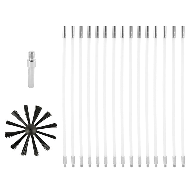Gotydi Chimney Sweep Kit, Chimney Cleaning Kit,Chimney Cleaner, Chimney Cleaning Tools, Chimney Cleaning System with Chimney Brush