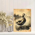 thumbnail image 2 of Qisvanset Framed Canvas Wall Art 12x16 Inch Vintage Duck Sketch Farm Nursery Printed Wall Art, 2 of 5