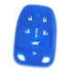 thumbnail image 1 of Cubierta Protectora De De 6butones Del Silicón Del Coche Para La De Azul profundo, 1 of 8