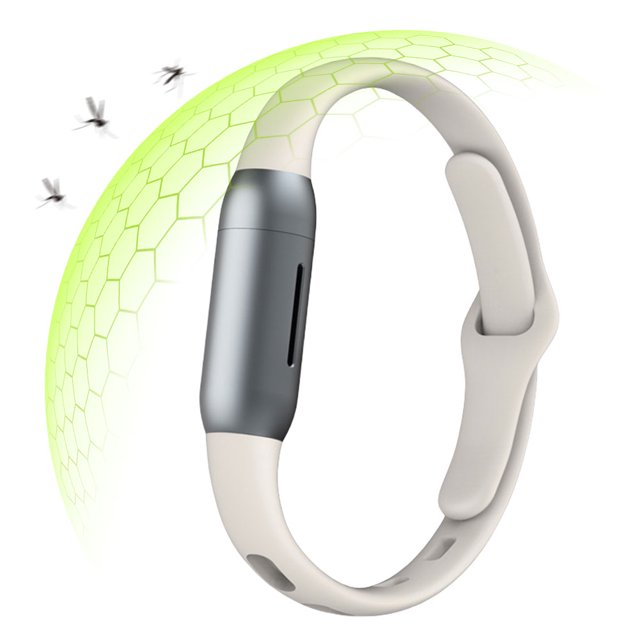 Pulsera repelente mosquitos anti -Mosquitos Aceite Esencial (beige)