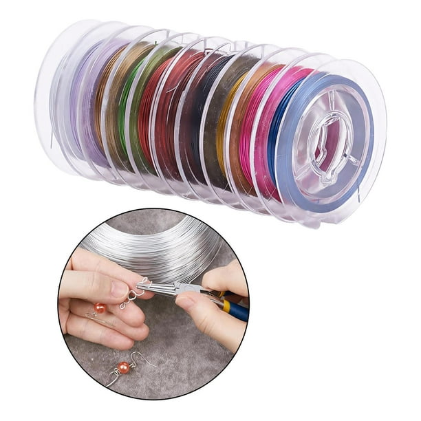 10 Rolls Crafts Tail, Beading Wire for Jewelry Making Bead