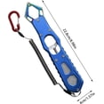 thumbnail image 5 of SURJDE Fish Controller Aluminum Alloy Fish Clamp Multifunctional Luya Fish Control Glow in The Dark Fish Lift Luya Clamp Control Fish Pliers Shears (Grey, One Size), 5 of 5