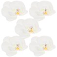 thumbnail image 1 of 5pcs Artificial Silk Phalaenopsis Flower Heads – Fake Butterfly Orchid for DIY Crafts, Hair Decoration, Wedding & Party Accessories – Fade Resistant, 1 of 4