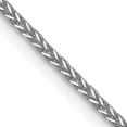 thumbnail image 1 of 14K White Gold Jbsp's 1mm D/C Quadra Wheat Chain (18 X 1) Made In Turkey 1965-18, 1 of 5