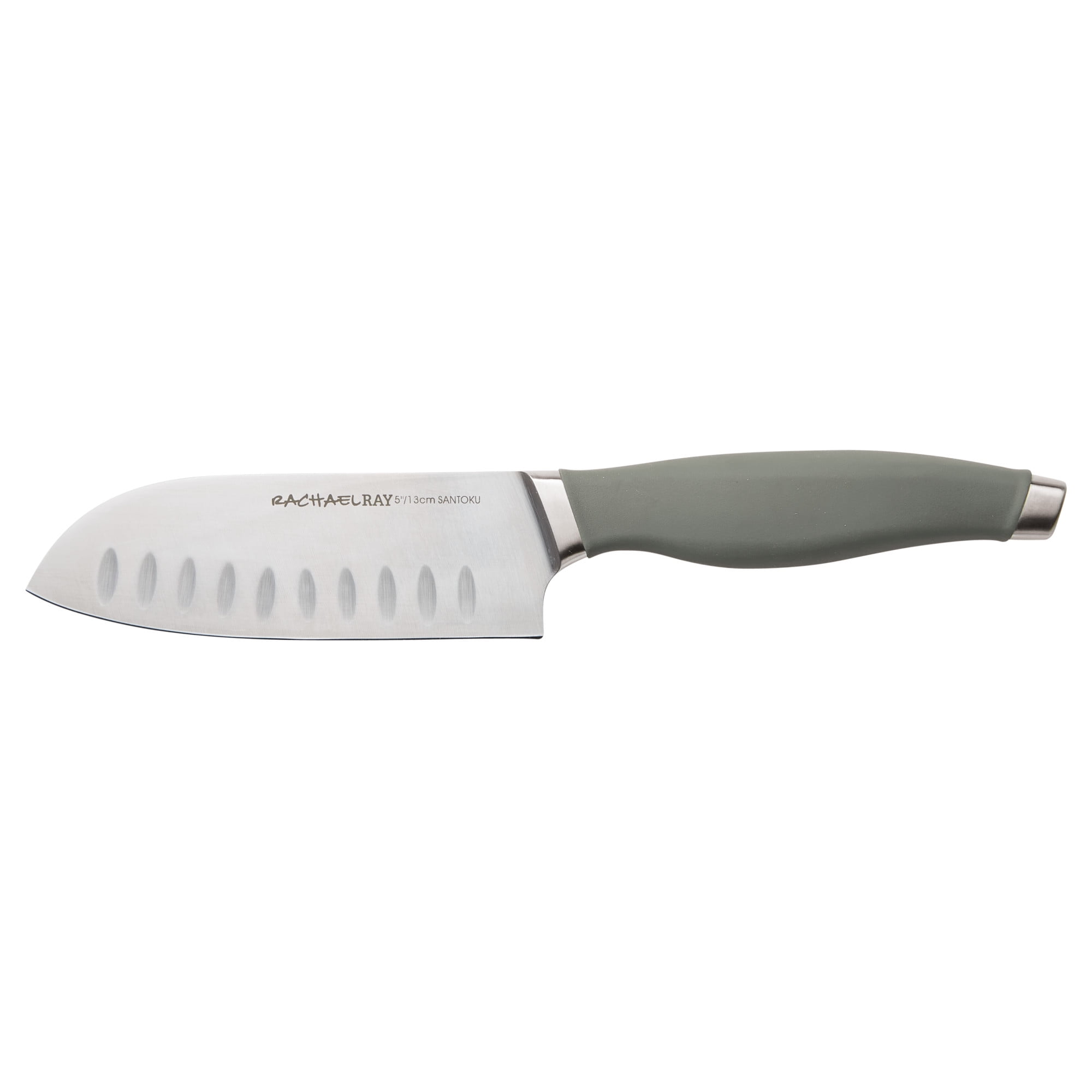 Rachael Ray Cutlery Japanese Stainless Steel Chef Knife Set, Gray, 3-Piece