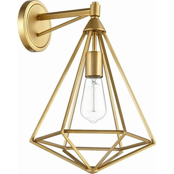 Quorum Lighting Bennett 1-Light Aged Brass Ceiling Fan