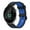 Black-Blue, variant on For Garmin Forerunner 55 20mm Vertical Pattern Two-color Silicone Watch Band