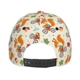 thumbnail image 6 of Daiia Forest Squirrel print Baseball Cap Men Women Golf Dad Hat Adjustable Original Classic Low Profile Hat Unconstructed Plain Cap, 6 of 9