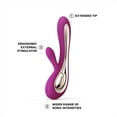 thumbnail image 3 of LELO SORAYA 2 Rabbit Vibrator With Dual Motors & Flexible Design And 12 Settings, Deep Rose, 3 of 6