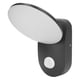 thumbnail image 2 of Luz LED de pared para exteriores, 12W, 3000K, luz cálida, Sensor de movimiento humano, lámpara de pared para jardín, balcón, porche, pasillo, 85-265V, 2 of 5