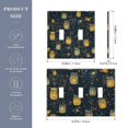 thumbnail image 2 of Yayeee Toggle Light Switch Wall Plate 2-Gang 4.56"x4.48" Decorative Outlet Cover, Orange Fireflies Pattern, 2 of 7