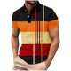 thumbnail image 1 of Mens Manga Corta Botón Abajo Camisas con Bolsillo Pulover Botón de Impresión de la Camisa de Solapa de Poliéster Cuello de Vuelta, Blusa Casual para Hombres, 1 of 4