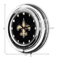thumbnail image 3 of Imperial New Orleans Saints 14'' Neon Clock, 3 of 3