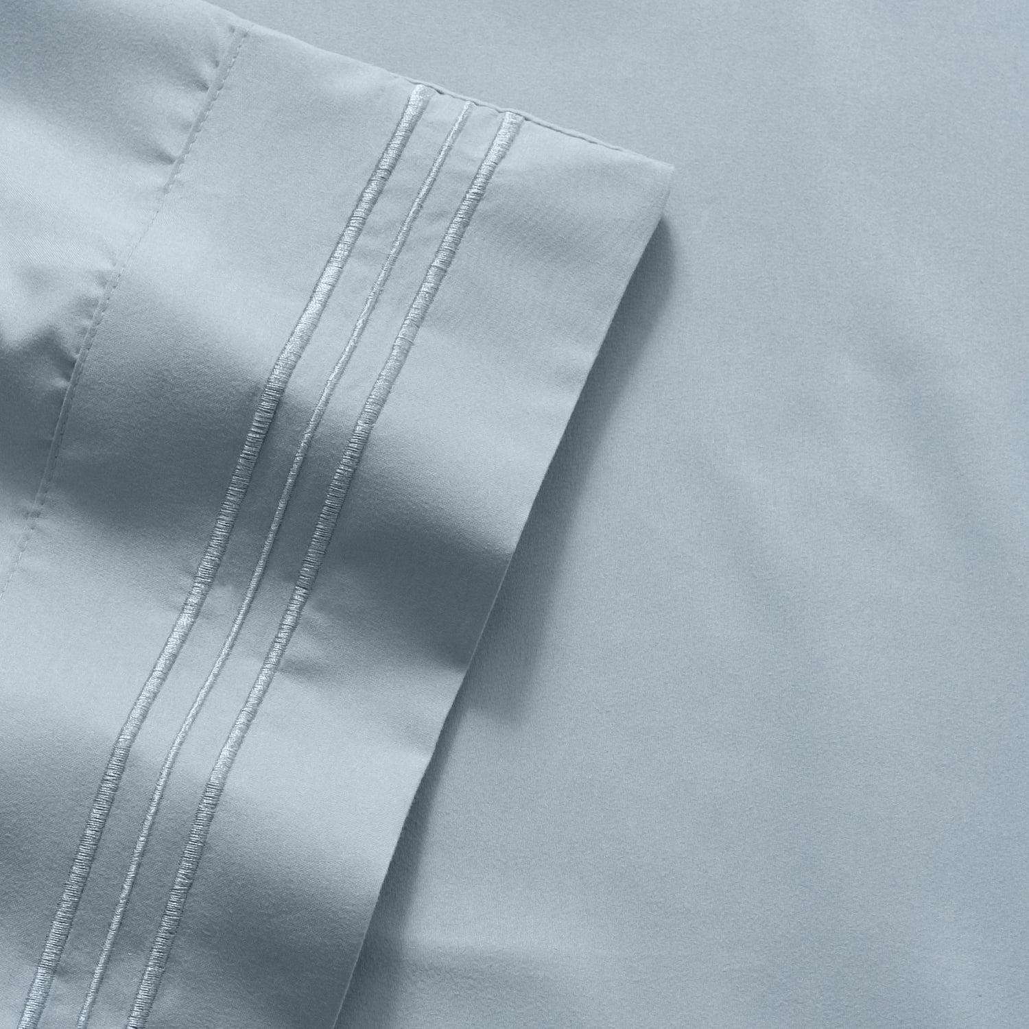 Sweet Home Collection 1800 Series Bed Sheets - Extra Soft Microfiber Deep Pocket Sheet Set - Misty Blue, Twin XL