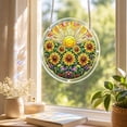 thumbnail image 4 of Acrylic Suncatcher Window Hanging Ornament 2D Sunflower Pattern Wall Home Decor 1 Pack, 4 of 4