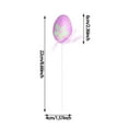 thumbnail image 3 of 6pcs Glitter Easter Egg Picks Foam Crafts Wooden Stake Decoration Cake Topper Sticks Garden Ornament, 3 of 8
