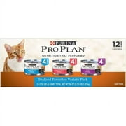 Purina Pro Plan 12-Count 3 oz Savor Seafood Favorites Variety Pack