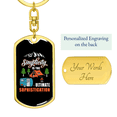 thumbnail image 3 of To My Wife  Simplicity Is The Ultimate Sophistication Stainless Steel or 18k Gold Premium Swivel Dog Tag Keychain, 3 of 14