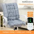 thumbnail image 2 of Electric Heated Seat Cushion with Backrest, 3-Level Temperature Control, 220V, 2 of 11