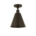 thumbnail image 2 of Innovations Lighting  Ballston Cone - 1 Light 8" Semi-Flush Mount Oil Rubbed Bronze, 2 of 5