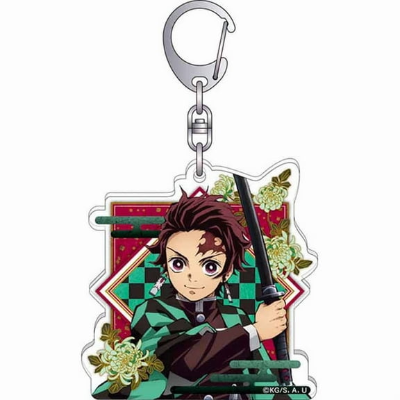 Demon Slayer Keychain Acrylic Animation Cartoon Peripheral Pendant Charm
