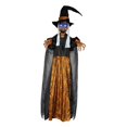 thumbnail image 2 of Bruja animada colgante para decoración de Halloween, casa embrujada, accesorio espeluznante, 70 pulgadas. negro, 2 of 9
