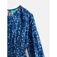 thumbnail image 2 of Wonder Nation Girls Smocked Tiered Dress with Long Sleeves, Size 4-18 & Plus, 2 of 3