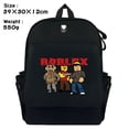 thumbnail image 4 of ROBLOX-mochila con estampado de dibujos animados para niños, bolsa de viento para estudiantes universitarios, bolsa de ordenador, bolsa de viaje de gran capacidad, mochila con cremallera, 4 of 4