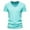 Mint Green, variant on Mens Fashion Casual Solid Color V Neck Short Sleeve T Shirt Top