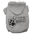 thumbnail image 1 of Game Of Bones Screenprint Dog Hoodie Grey L (14), 1 of 1