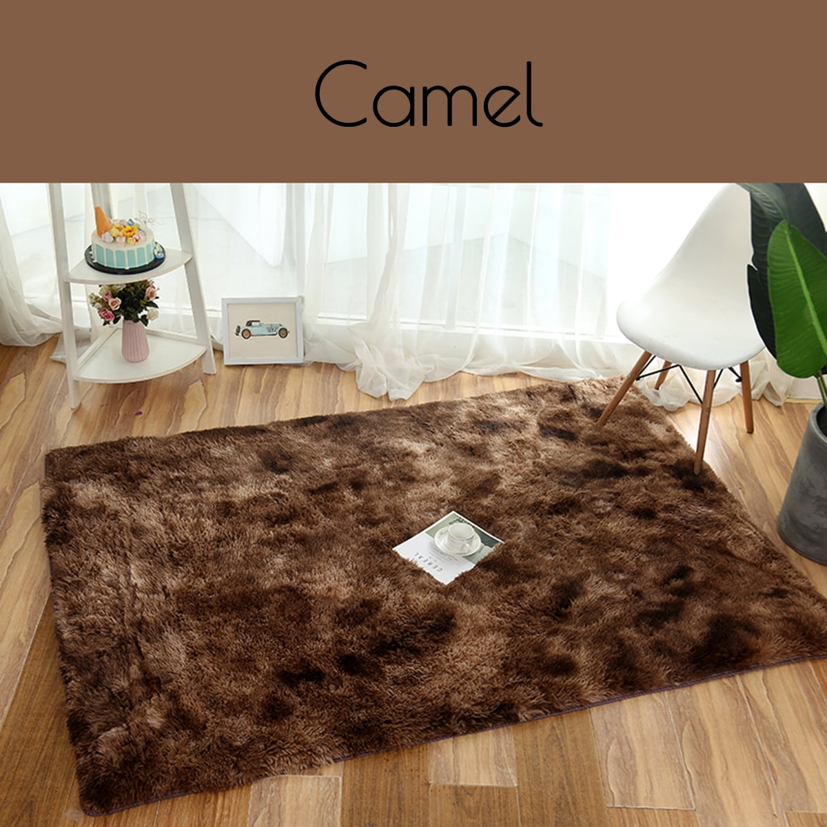 32 X20 X2 Modern Washable Super Soft Fluffy Floor Rug Anti Washable Super Soft Fluffy Floor Rug