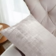 thumbnail image 2 of Home Soft Things Textured Velvet 2 Piece Pillow Shell Set - Gardenia - 14" x 26", 2 of 5