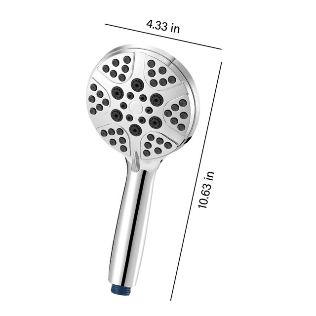 Qocolhg Shower Head with Handheld, Shower Head With 8 Spray Functions, Saturating Spray, Can Be Used For Home, Gym, Senior Hotel,bath,swith Spray Function, 8-Mode Handheld Multifunctional Showe