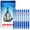 Blue, variant on Zebra Z-Grip Smooth Retractable Ballpoint Pen - 1.0mm Nib - Black - Pack of 8