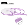 thumbnail image 2 of Uxcell Satin Ribbon Grosgrain Solid Silk Wedding Bouquet Ribbon for Valentine's Day Gift Wrapping Cake Box Bows Light Purple-1/4" x 25 Yard, 2 of 7