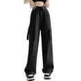 thumbnail image 5 of Women's Casual Pants High Waisted Loose Fit Wide Leg Trousers for Comfortable Everyday Use in All Seasons, 5 of 5