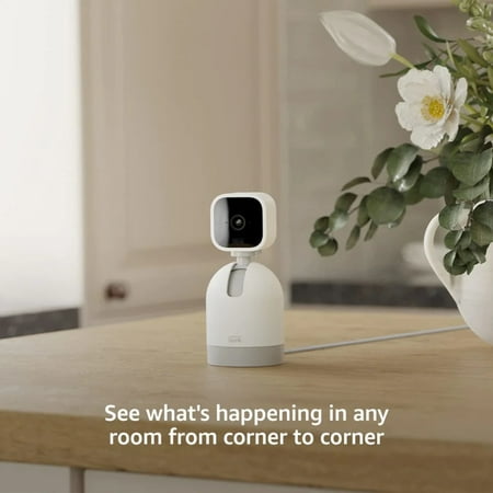 Blink - Mini Pan-Tilt Indoor Wired 1080P Security Camera - Black