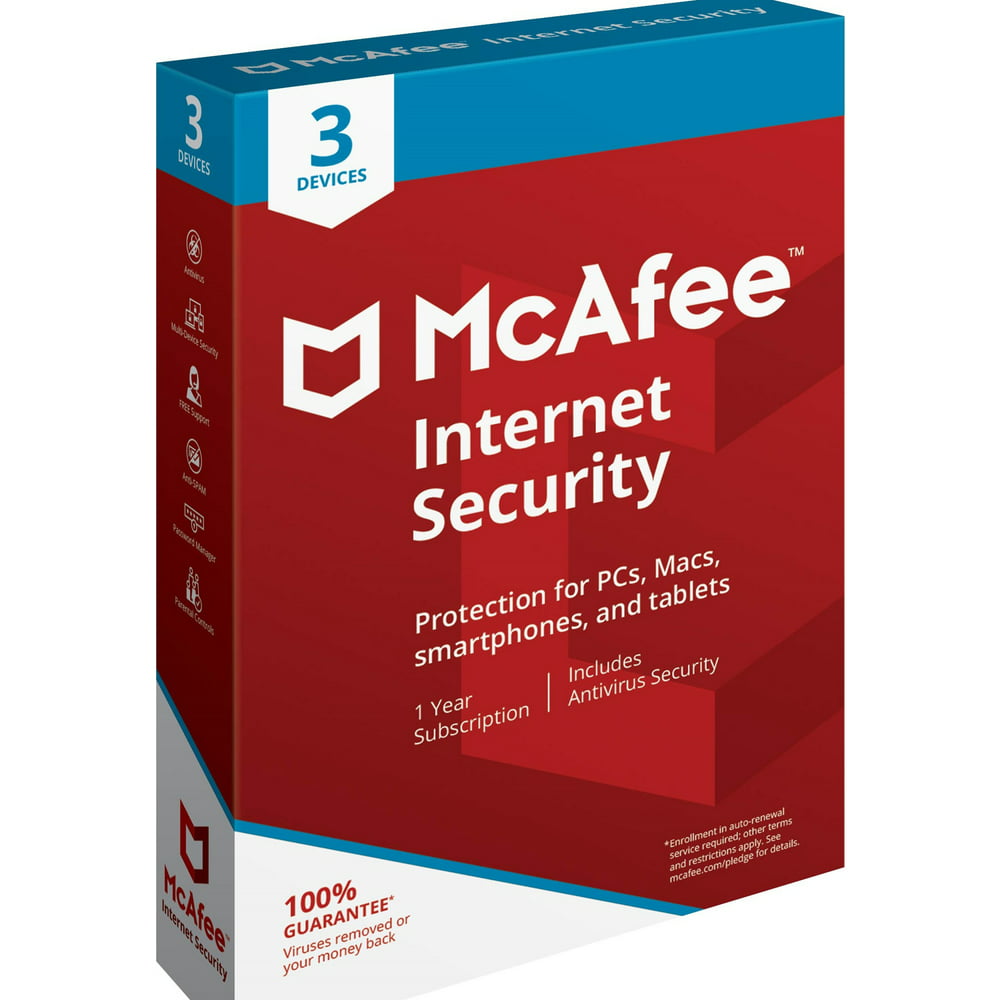 McAfee Security 3 Device Antivirus Software