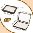 thumbnail image 3 of Shadow Box Display Case Shadow Frame Box Specimen Display Case Wood Memory Box, 3 of 3