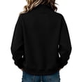 thumbnail image 6 of LTTVQM Womens Oversized Quarter Zip Up Sweatshirts Half Zip Cropped Pullover Warm Winter Outdoor Clothing, 6 of 7