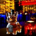 thumbnail image 5 of Glass&Bottle Corgi Whiskey Bottle Decorative Wine Bottle Rack Purpose Beverage Container And Unique Bar Decoration. Corgi bottle, 5 of 7