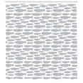 thumbnail image 3 of Ambesonne Fish Shower Curtain, Pointillist Style Art, 69"Wx75"L, Earth Yellow Blue Grey, 3 of 3
