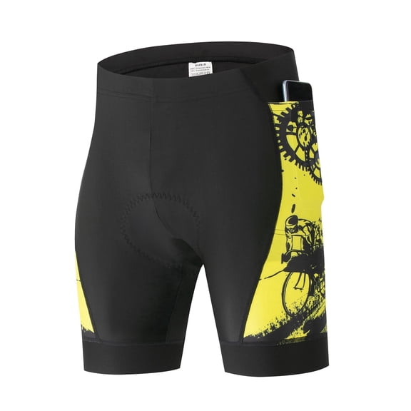 Men's Bike Shorts 4D Padded Cycling Road Biking Riding Biker Bicycle Mountain Cycle Shorts Zipper