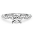 thumbnail image 3 of 4 Carat IGI Certified Cushion Shape Lab Grown Diamond Engagement Ring | 14K White Gold |Emily Eternity Diamond Ring | FG-VS1-VS2 Quality Friendly Diamonds, 3 of 6