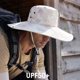 thumbnail image 5 of Sombrero de sol de camuflaje impermeable para hombre, de ala ancha, plegable, de malla para exteriores, para pescar, 5 of 6